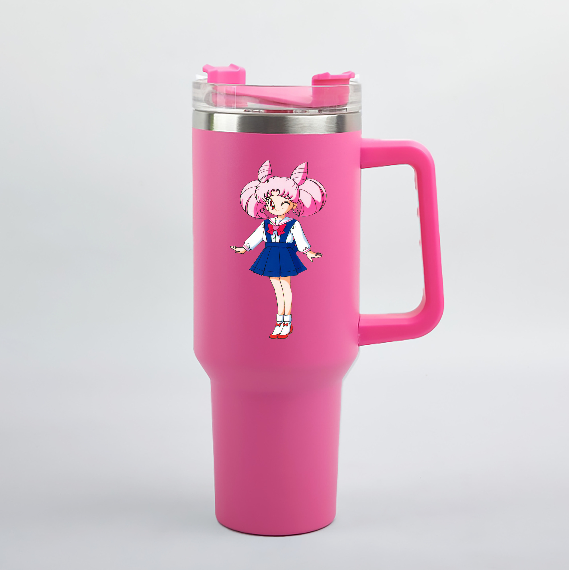 （画像用） 美少女戦士セーラームーン ちびうさ Sailor Moon Chibiusa Tsukino Usagi Small Lady Serenity 1200mL車用タンブラー（カラープリント）